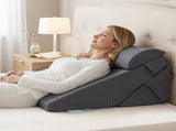 Giselle Bedding Adjustable Wedge Pillow Grey PILLOW-WEDGE-AD-GY