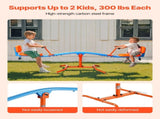 Kids Seesaw 136 kg Capacity 360 Degrees Rotating Teeter Totter Aged 3 V952-YGDZDQQBJS2R7NUCQ001V0