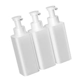 3 Chamber Soap Dispenser Wall Mount Manual Shampoo Liquid Container Leakproof Pump Head Extended V1294-YM0901-3112250034011