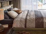 Bedding House Mathis Natural Cotton Quilt Cover Set King V442-HIN-QUILTCS-MATHIS-NATURAL-KI