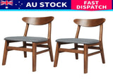 Levede 4xDining Chairs Kitchen Chair CH1067-2-WAX2