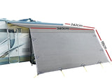 Weisshorn 12ft Caravan Awning Fabric & Privacy Screen RV Roll Out Sun Shade 3.4M AWN-CV-34-GY