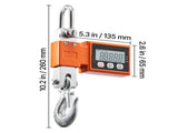 Digital Crane Scale, 1100 lbs/500 kg Max Capacity, Heavy Duty Industrial Hanging Scale with Cast V952-ZXDCDZK100GY2HJJS001V9