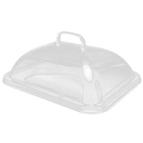 Splatter Cover Clear Transparent Acrylic Dustproof Rectangle Shape Convenient Practical Home Plate V1294-YM0626-3118220300613