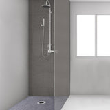 VEVOR Waterproofing Shower Kit Shower Kit Tray 38''x60'' with Central Drain PVC V952-LYDZT38X60PVC2FCMV0
