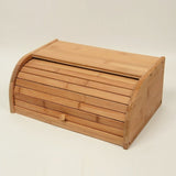 Bamboo Bread Bin Storage Box Kitchen Loaf Pastry Container V63-837721