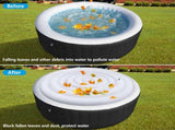 4.5 Ft Inflatable Hot Tub Cover Foldable Energy Saving Lid for Round Outdoor Inflatable Hot Tubs V1294-YM0710-3111230294211