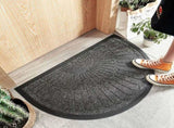 Rubber - Semi-circular - Outdoor Anti-slip Washable Doormat - Rain - Outdoor - Indoor V1188-NK-BOL-18