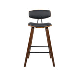 Artiss 4x Bar Stools Leather Padded w/Backrest BA-TW-8782-BKX4