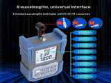 Unique Portable Optical Multimeter, Photometer with VFL, Test Range 800-170mm Optical Fiber Power V1192-AZ-W-2928