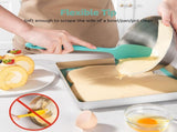 600F Heat Resistant Silicone Spatulas Kitchen Cooking Mixing Utensils and V1258-DP02-C-370