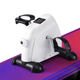 Everfit Pedal Exerciser Mini Exercise Bike Cross Trainer Under Desk Bike White FIT-PEDAL-ELEC-C-012-WH