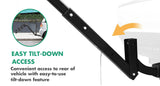 3 Bike Rack Bicycle Car Rear Carrier 2" Steel Foldable Steel Hitch Mount Towbar V610-CYC-TOW-BI3