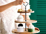 Wood Dessert Stand Rack Environmental Simple Vintage Wooden Dessert Display Tray Stand for Dessert V1294-YM0626-3118220331613