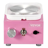 Mini Pottery Wheel Electric Ceramic Wheel Machine 0-320RPM Speed Pink V952-ETLPJMNXWJBSI0YBMV3