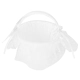 Flower Lace Basket White Romantic Basket Candies Container Wedding Ceremony Decoration5709 V1294-YM0721-3115200142811