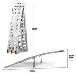 BULLET Pair of 2.3m Aluminium Loading Ramps, 1360kg capacity V219-VHWRMPBU1MLA