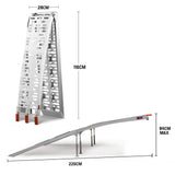 BULLET Pair of 2.3m Aluminium Loading Ramps, 1360kg capacity V219-VHWRMPBU1MLA