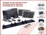 1000KG Auto Solar Slide Sliding Gate Opener Automatic w 4m Rail V63-823131