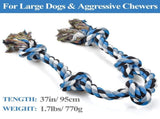 Dog Ropes for Aggressive Chewers,Heavy Duty Dogs for Medium Large Dogs,Tough Twisted Rope V1192-AZ-W-31118
