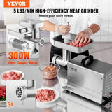 Commercial Electric Meat Grinder 5 Lbs/Min Sausage Stuffer Maker Kitchen V952-SYTMDDJRJSYSYQFR9V3