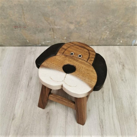 Kids Wooden Stools Dog V574-PLANETSTOOLDOG