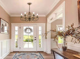 French Country Chandelier, 6 Lights, Rustic V178-20881