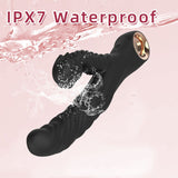 Dual Stimulation Vibrator - Textured Personal Massager with Flexible Dual-Arm Design, IPX7 V888-ELOSUNG57174
