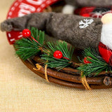 Christmas Wreath Christmas Decorations Christmas Wreath DIY Christmas Fabric Old Man Doll Simulation V1366-AZ2-W-29024