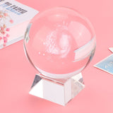 100mm K9 Crystal Photography Prop Decoration Art Decor Crystal Ball V1294-YM0901-JY23093-02