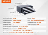 Drill Bit Cabinet, Five-Drawer Drill Bit Organizer Cabinet for 1 to 60 Steel Drill V952-ZTFPGJX1D60WON2CZV0