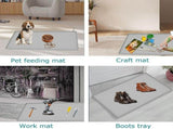 1 pcs Under Sink Mat 78.7*55.8in for Kitchen Waterproof, Silicone Under Sink Protector Mats, Light V1366-AZ2-W-07642