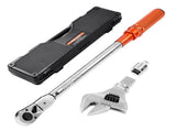 Adjustable Click Torque Wrench, 1/2 Inch Drive, 20-160 lbf-ft/27.1-216.8 N.m,-direction and V952-DJSNLBS101708PMCDV0