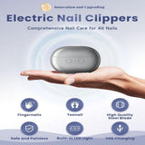 Electric Nail Clippers - Smart Nail Clipper for Seniors, Electric Nail Clipper with LED Light, V1370-AZ4-12373