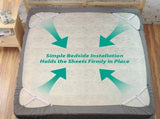 Bed Sheet Fasteners, Adjustable Mattress Suspenders, Mattress Cover Straps, Bed Corner Holder and V1258-DP02-F-96