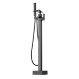 Freestanding Bathtub Faucet, Floor Mount, Freestanding Tub Filler, Shower Mixer Taps, Two Water V952-PBKSLTSFXYGHC2R75V0