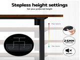 Artiss 360mm Treadmill Electric Walking Pad with 140cm Automatic Standing Desk SDTM-114G-BKRB-140-360PAD