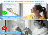 2 Pcs Cleaning Sponge, Used For Floor, Air Vent, Mirror, Ceiling Fan And Cobweb Cleaning, Dust-Free V1370-AZ4-25437