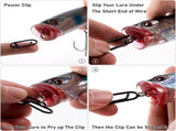 Fishing Power Clips Stealth Stainless Steel Speed Lure Quick Change Snap Connector Saltwater V1259-DP01-A-5307