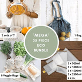 Mega Eco Food Storage Bundle - Create a plastic free Kitchen NOW! V573-MEGA