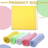 40 Pcs Wash Cloth Bulk Cotton Bath Hand Face Washcloths Soft Quick Drying Towel for Women Bathroom V1192-AZ-W-31935