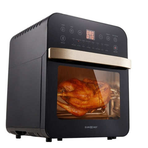 EUROCHEF 16L Air Fryer Electric Digital Airfryer Rotisserie Dry Large Big Cooker V219-COKAFREUCA25G