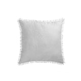 Vintage Design Homewares Dove Grey French Linen Filled Cushion Square - 55cm x 55cm V442-HIN-CUSHION-FRENCHLINEN-DOVEGREY-SQ