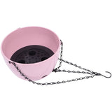 Pink Self-Watering Hanging Planter with Drainage for Indoors Outdoors V1192-AZ-W-32907