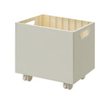 Book Storage Box with Dual Side Handles Stackable 50kg Load Bearing Multifunctional Use File Storage V1294-YM0710-3117230290111