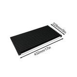Self-Adhesive Corrugated PU Foam AC Insulation Pad, Thermal Noise Absorbing Protective Mat For V1366-AZ2-W-17091