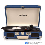 Crosley Cruiser Plus Bluetooth Turntable 3 Speed Blue V185-8005FBL4