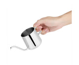 Stainless Steel Drip Coffee Pot, Gooseneck Spout, Tea Tool, Silver, 250ml V1263-JX-3000