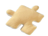 Plush Throw Pillow Ultra Soft Cushion Puzzle Special Shaped for Sofa Bed Window Home Decor Yellow V1294-YM0512-3117220278813
