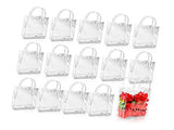 Clear Gift Bags Reusable Portable PVC Transparent Party Bag with Handle for Wedding Candies Snacks V1294-YM0901-3117240214211